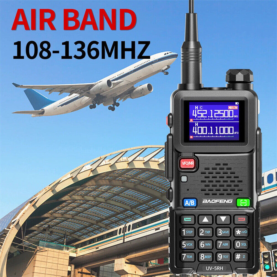 Baofeng UV-5RH 10W Multi-Band Walkie Talkie Long Range Two Way Radio
