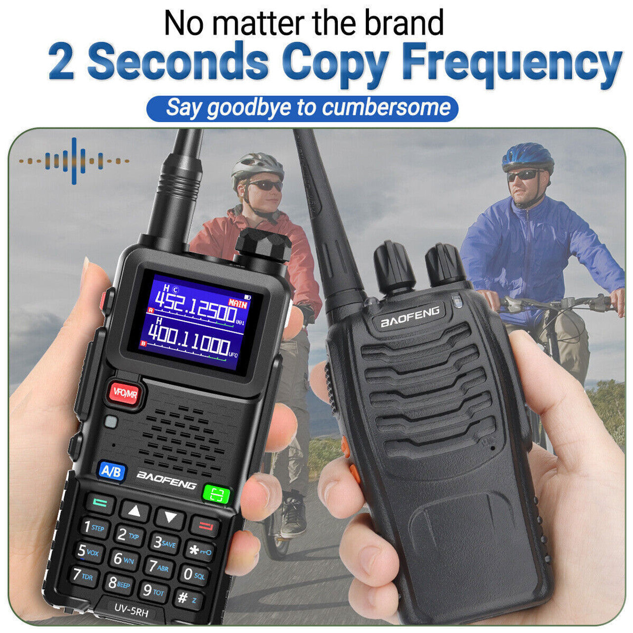Baofeng UV-5RH 10W Multi-Band Walkie Talkie Long Range Two Way Radio