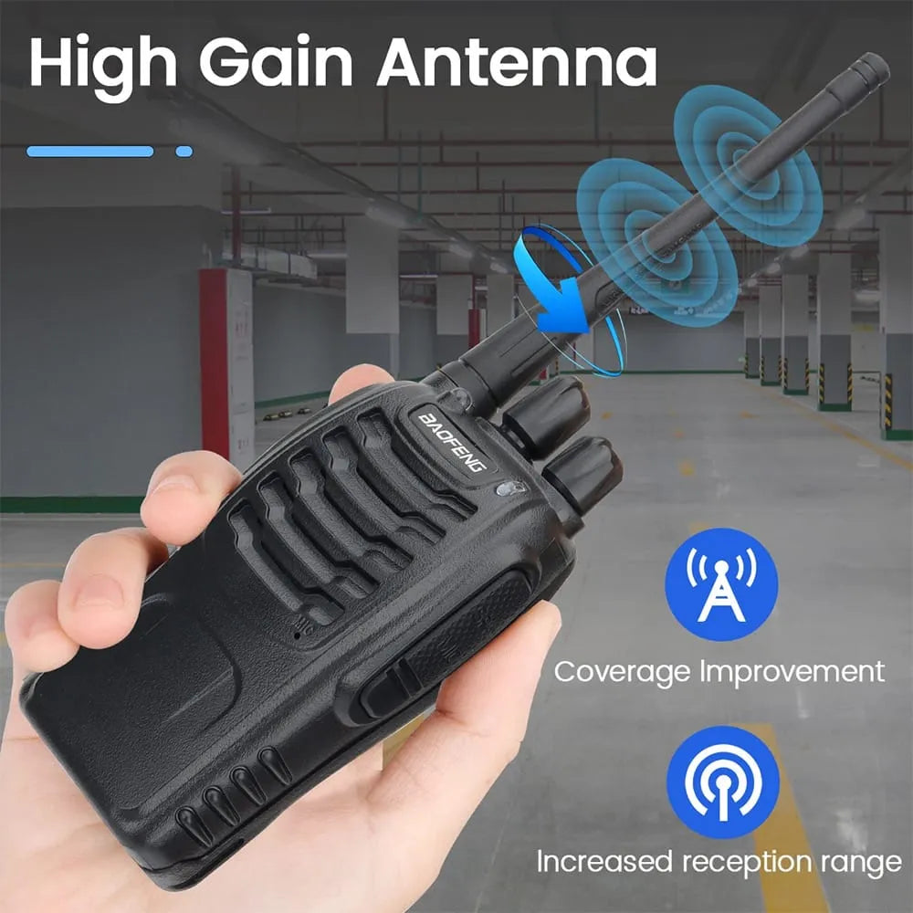[2 Pack] Baofeng BF-888S PMR446 Licence-Free Two-Way Radios