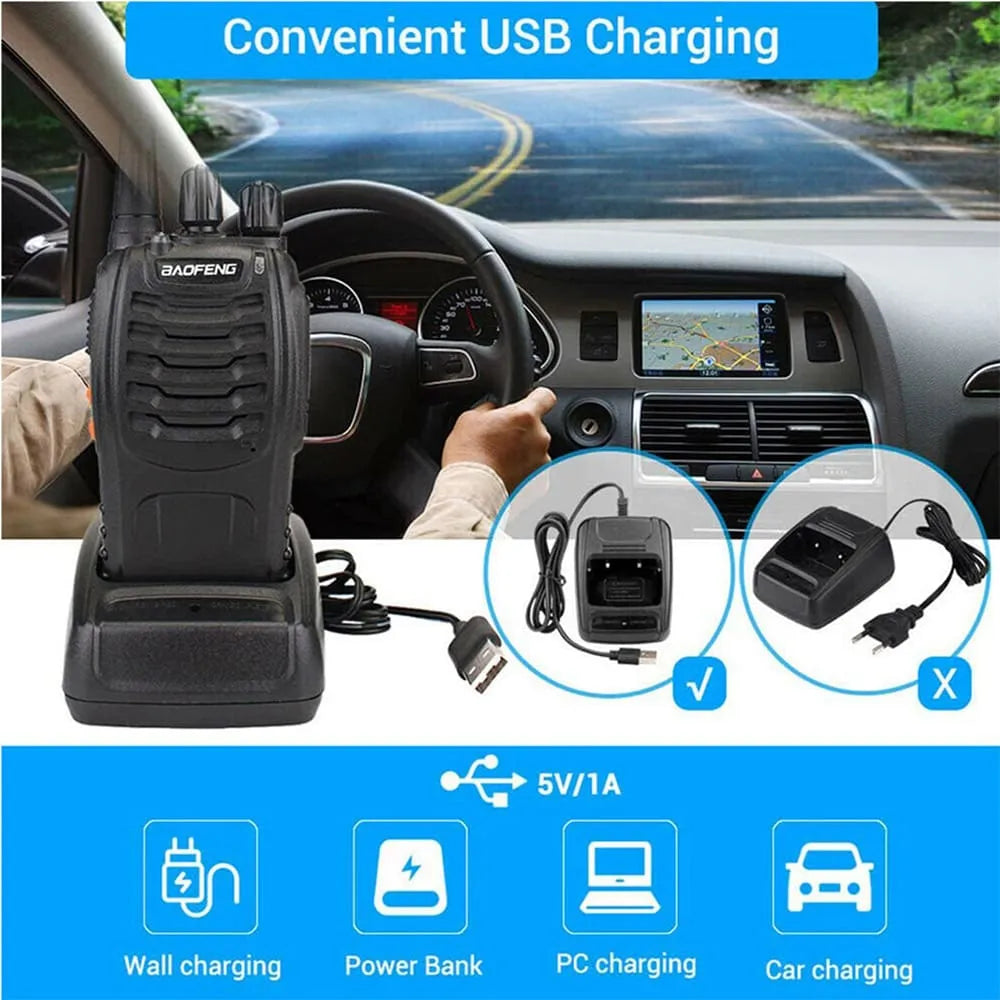 [2 Pack] Baofeng BF-888S PMR446 Licence-Free Two-Way Radios