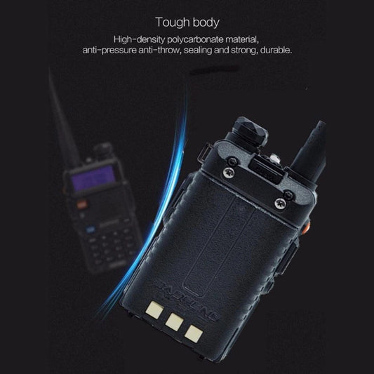 Baofeng UV-5R Dual Band VHF UHF Two Way Radio - Black